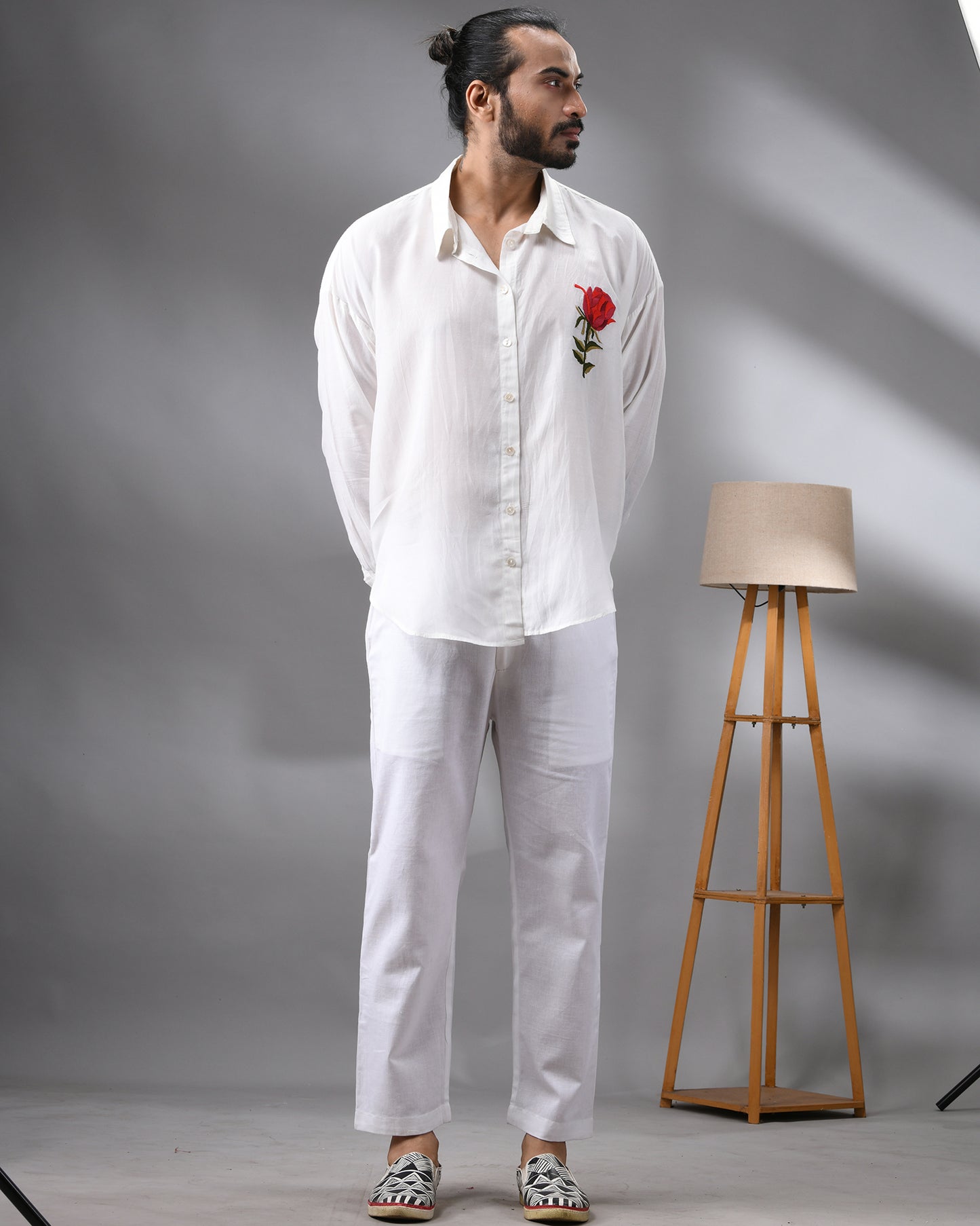 Gulabo - Shirt Full Sleeve Regular Collar Shirt Cotton Silk Blend for Men (Unisex)