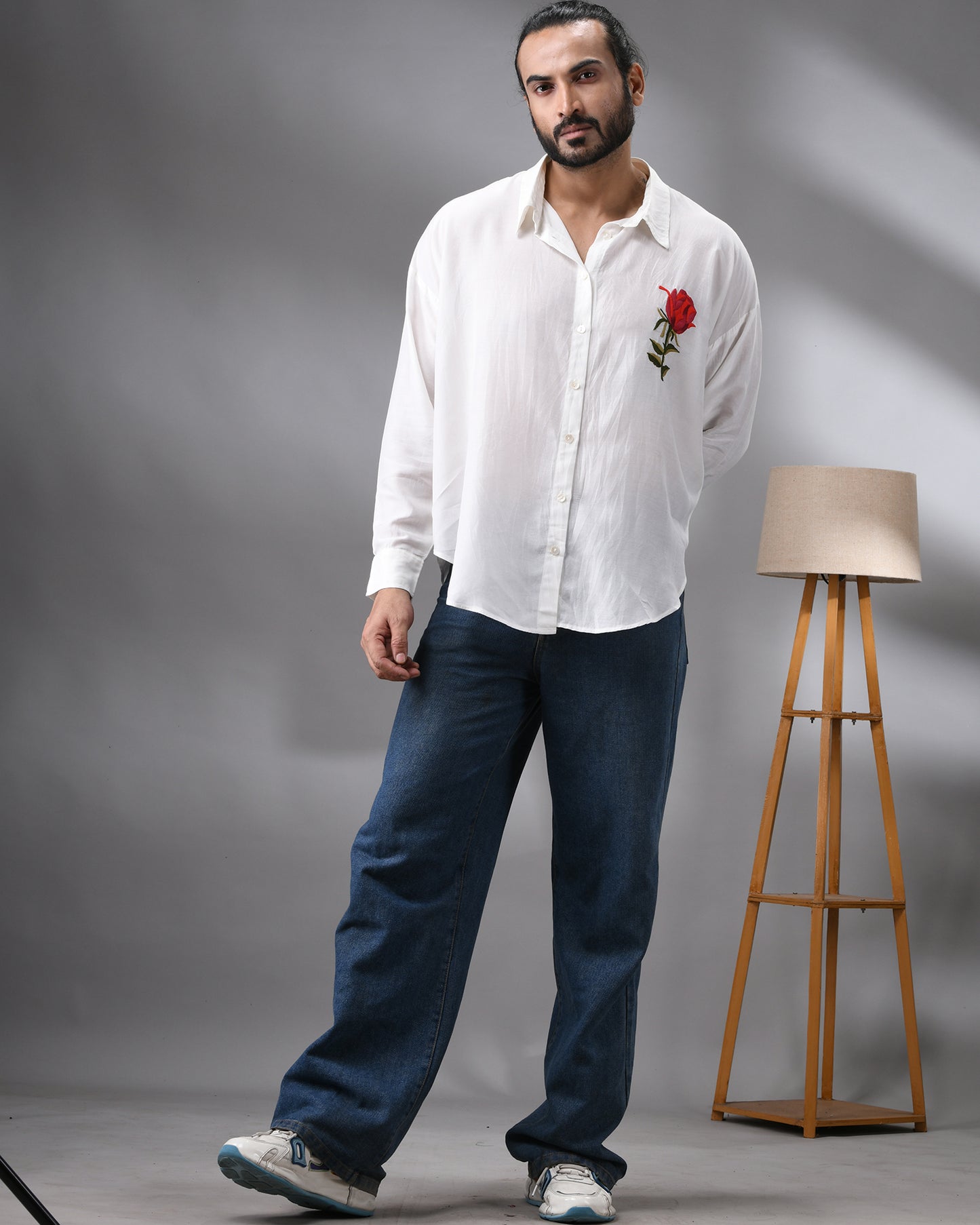 Gulabo - Shirt Full Sleeve Regular Collar Shirt Cotton Silk Blend for Men (Unisex)
