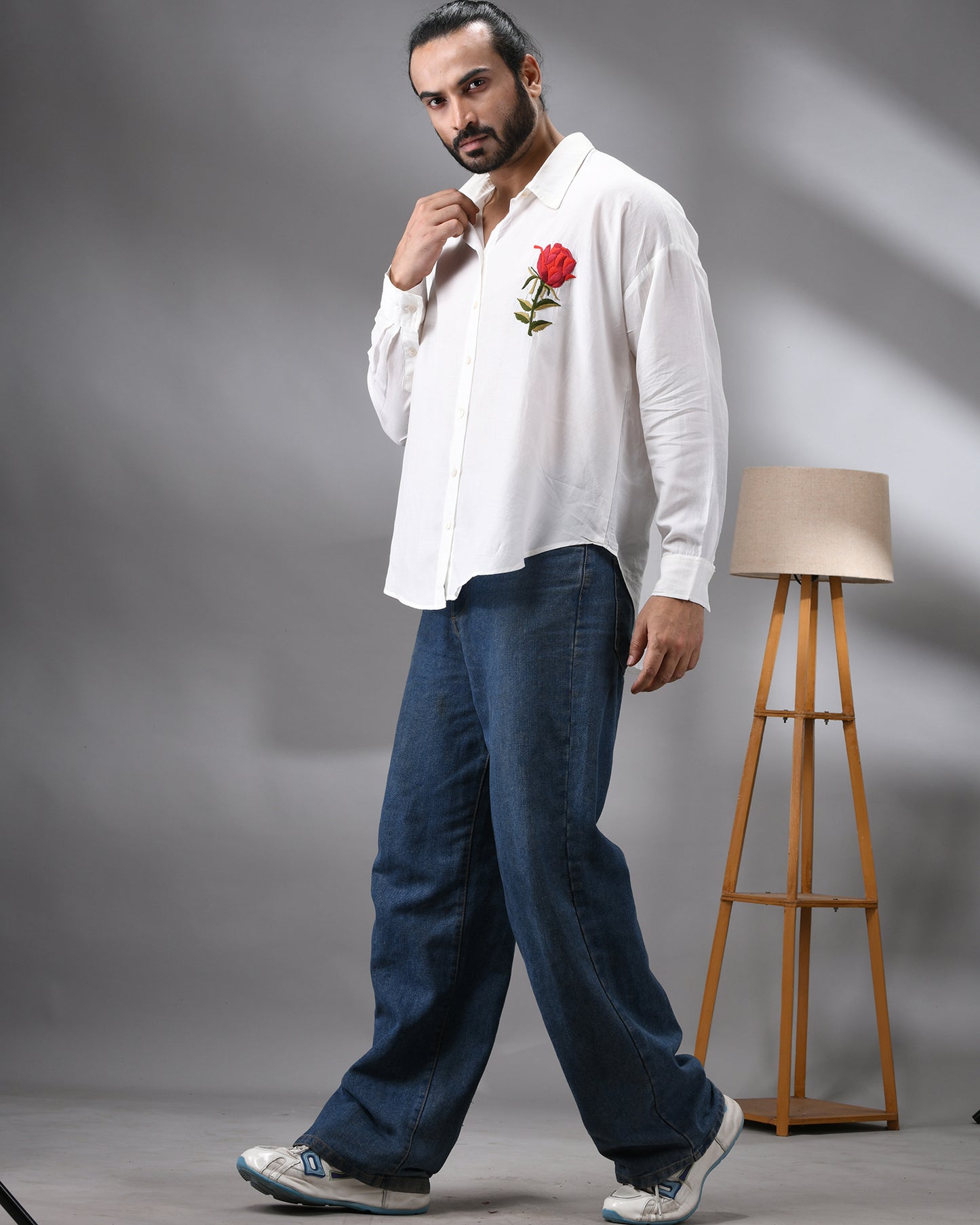 Gulabo - Shirt Full Sleeve Regular Collar Shirt Cotton Silk Blend for Men (Unisex)