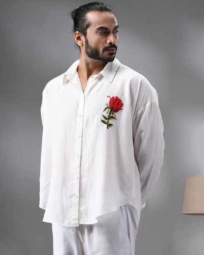 Gulabo - Shirt Full Sleeve Regular Collar Shirt Cotton Silk Blend for Men (Unisex)