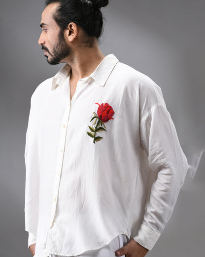 Gulabo - Shirt Full Sleeve Regular Collar Shirt Cotton Silk Blend for Men (Unisex)