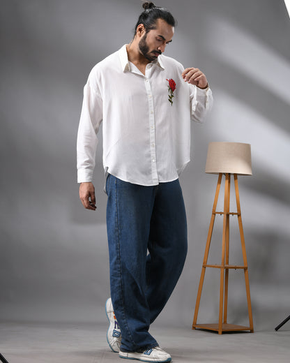 Gulabo - Shirt Full Sleeve Regular Collar Shirt Cotton Silk Blend for Men (Unisex)