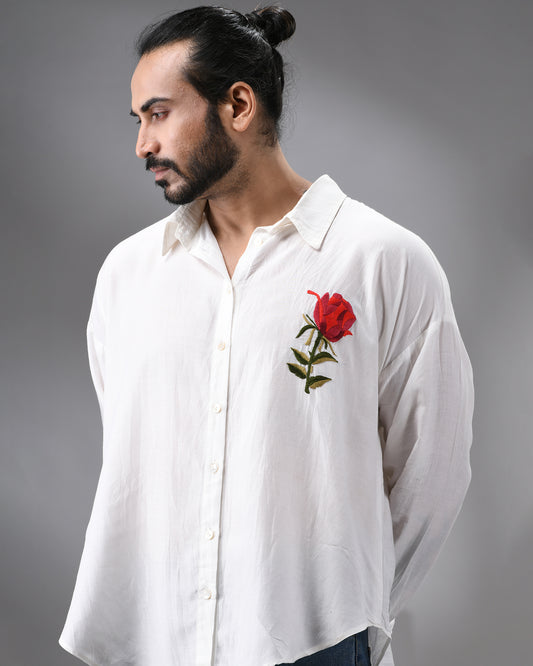 Gulabo - Shirt Full Sleeve Regular Collar Shirt Cotton Silk Blend for Men (Unisex)